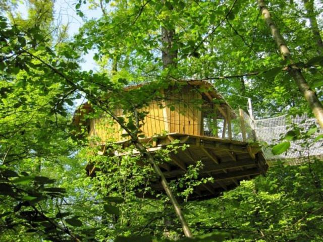 Les Cabanes Du Lac Du Der Giffaumont-Champaubert Bagian luar foto